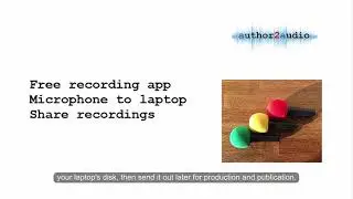 So, you want to record yourself?