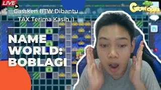 TeamBOB BTW (BIG TO WIN) | Host With Admin Fadz GO BOBLAGI (MIN 10WL) - Growtopia Live
