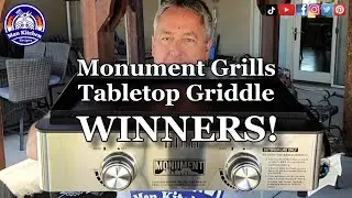 Monument Grills Tabletop Griddle WINNERS!!!