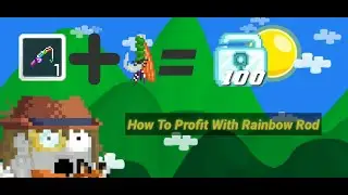 Growtopia | How To Profit With Rainbow Rod