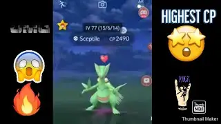 CATCHING LVL 35 MAX CP SCEPTILE