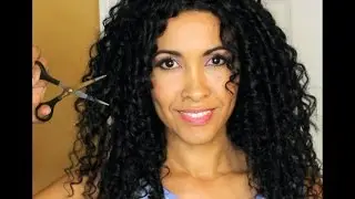 Como cortar el cabello rizado seco Birmabibi