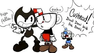 CUPHEAD MEETS BENDY COMIC DUB (Bendy And The Ink Machine Animations Compilation)