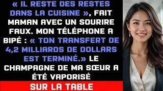 Ma famille m'a dit que j'étais trop pauvre pour la table, puis mon relevé bancaire a chuté