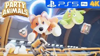 Party Animals PS5 PRO 4K Gameplay Part 5 (Full Game)