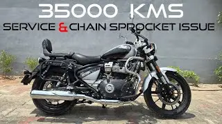 35,000 KM Completed | Super Meteor 650 Service, Ownership Review & Chain Sprocket Issue