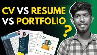 What's the Difference Between a Resume, CV & Portfolio ? Which is Better?