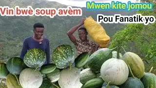 Men kantite jomou nou rekòlte pou nou fè soup 1ē Janvye a?