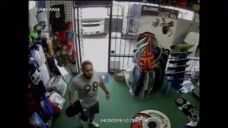 Theft at the skate shop