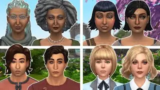The Sims 4: Townie Makeovers | Charm Family Speed CAS (+ CC List!)