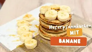Haferpfannkuchen mit Banane