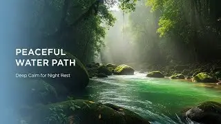 Serene Forest Ambience with Relaxing Water Flow for Study Meditation Inner Peace and Stress Relief