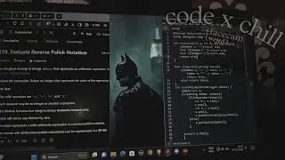 studying DATA STRUCTURES & ALGORITHMS (w/ face cam + mechanical keyboard + music)