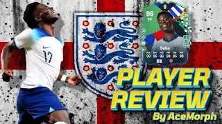 98 BUKAYO SAKA REVIEW - UEFA PATH TO GLORY | FC 24 Ultimate Team