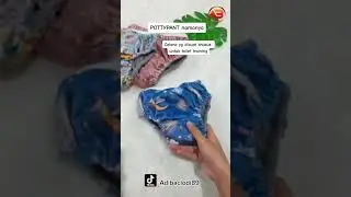 POTTYPANT Celana Toilet Training #clodi #popok #babydiaper #toilettraining #celana #celanaanak