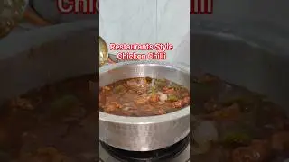Restaurants style chicken chilli 🤤😋| Easy chicken chilli recipe| #youtubeshorts #recipe# ytshorts