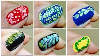 Top 6 easy & beautiful nail art design for beginners🤩|| Simple nailart at home🏠 #nailartdesigns 💅