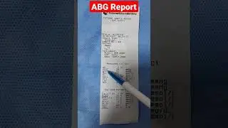 ABG Report(Arterial Blood Gas Analysis)!!