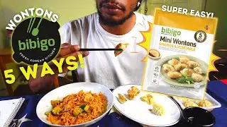 5 EASY WAYS TO COOK FROZEN WONTONS! feat. Bibigo Mini Wontons