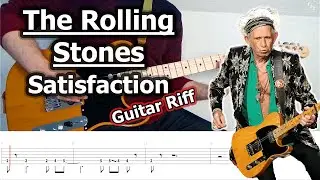 The Rolling Stones - Satisfaction Guitar Riff (with Tabs)