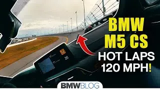 BMW M5 CS on the Daytona Race Track