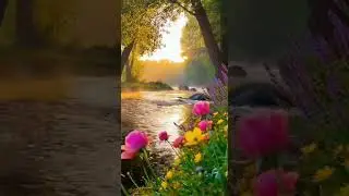 Morning Nature Sounds 🌅 Water Stream & Birds