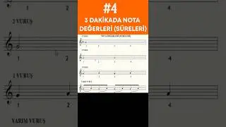4 - NOTA DEĞERİ RİTİMLER #sazdersi #bağlamadersi #bağlamaeğitimi #bağlamakursu #sazkursu #shorts