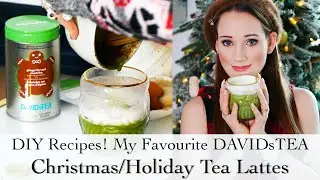 My Favourite Christmas Tea Lattes | ft  DAVIDsTEA | Dairy gluten free