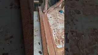 Opening wood on a panel saw #wooddesigner