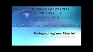 Photographing Your Fiber Art