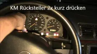 Mercedes ML 163 Service Intervall zur&uuml;cksetzen