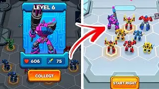 Robot Run Transforming Race 3D game in MAX LEVEL ( Merge Robot Run )