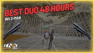 Best Duo Claiming OP Cave & Raiding Rathole | INX 2-Man | Ark PvP