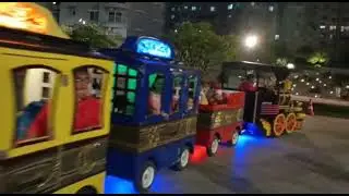 Toy train ride at Orion Mall..