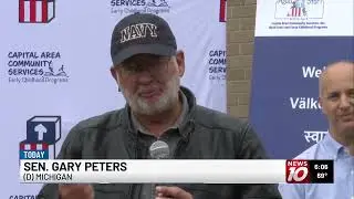 WILX NBC 10 Lansing: Sen. Gary Peters Visits Mid-Michigan