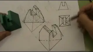 Cálculo de corte de pieza piramidal