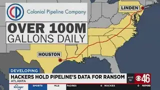Hackers hold pipeline data for ransom