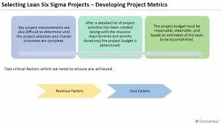 17  Selecting Lean Six Sigma Projects   Building a Business Case and Project Charter