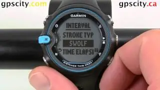 Setting up a Custom Page in the Garmin Swim Sport Watch