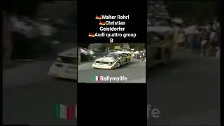 Walter Rohrl /Christian Geistdorfer /Rally Sanremo 1985 #rallydriver #automobile #rallymylife