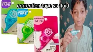 Correction tape vs fluid which is better to use? #correctiontape