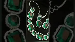 Zircon embellished Necklace set Rs 7000 only