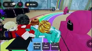 Protecting my brother in squid game game station 56
