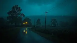 The Deep Healing Sleep in Only 3 Minutes with Heavy Rain & Thunder Sounds on a Cozy House at Night.