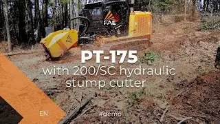 The FAE PT-175 tracked carrier: Cutting stumps in Idaho with a 200/SC head