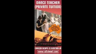 Dance Teacher (Private Tuition) Career Scope in Australia | Work Hours | Salary | Gender Preference