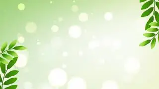 Free Green Leaf Animated Background | HD & 4K Quality for your project