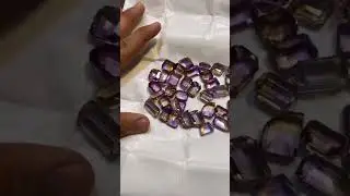 Bio Colour Ametrine Stone #ametrine #gemstones