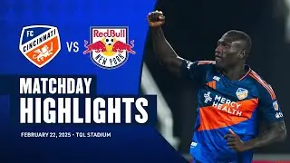 HIGHLIGHTS: FC Cincinnati vs New York Red Bulls | February 22, 2025