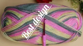 All You Need to Try Is This Pattern 💖! NEW Most elegant crochet stitch you'll ever see! Crochet.